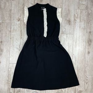 CLASS COLLECTION L cotton dress office black and white